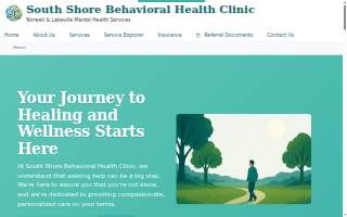 South Shore Behavioral Health Clinic website