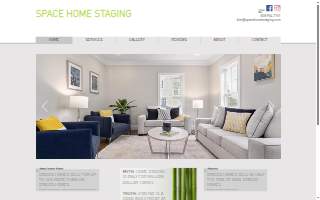 Space Home Staging of Walpole website