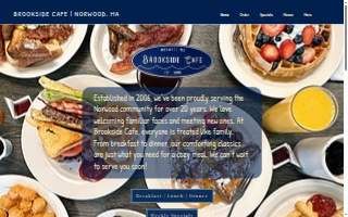 Brookside Cafe website