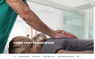 Chiro Center Norwood website