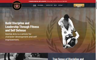 Connors Martial Arts Academy website
