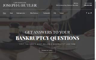 Law Office of Joseph G Butler website