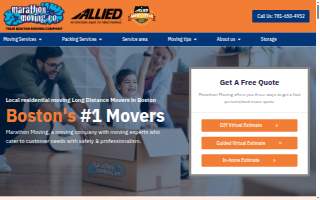 Marathon Moving, Your Boston Moving Company of Norwood website