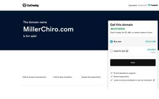 Miller Chiropractic Offices, P.C. website