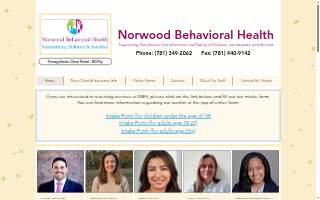 Norwood Behavioral Health website