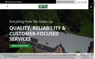 O'LYN Roofing of Norwood website