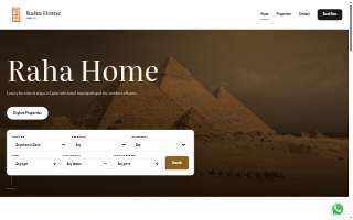 Raha Home website