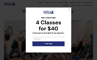 Universal Power Yoga website