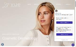 Vue Dermatology & Laser of Walpole website