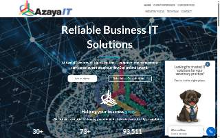 Azaya IT website