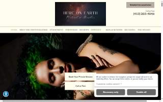 Here on Earth Boudoir website