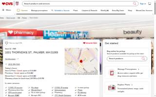 MinuteClinic at CVS of Palmer website