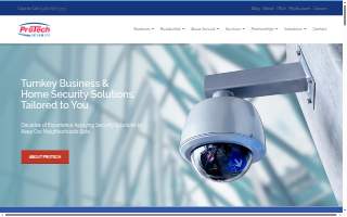 Pro Tech Security website