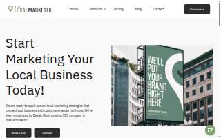 The Local Marketer website