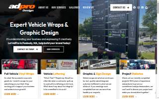 Adpro Design website