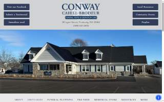 Conway Cahill-Brodeur Funeral Home & Cremation Care website