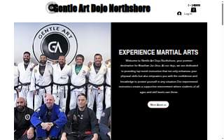 Gentle Art Dojo Northshore website