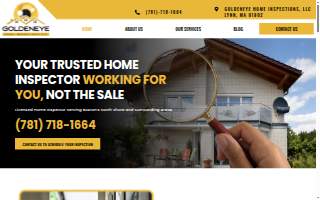 Goldeneye Home Inspections LLC of Peabody website