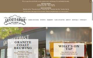 Granite Coast Brewing Company of Peabody website