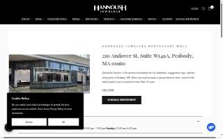 Hannoush Jewelers website