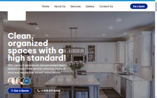 House of Dreams Cleaning website