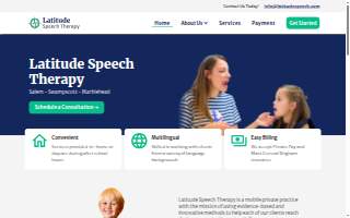 Latitude Speech Therapy of Peabody website