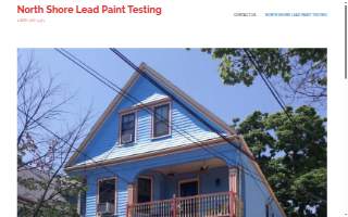 North Shore Lead Paint Testing Service website