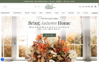 Petals Inc website