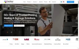 Thriftco Printing website