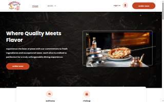 Abbondanza Pizzeria website
