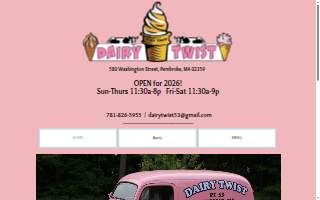 Dairy Twist website
