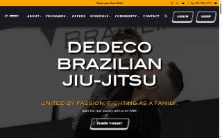 Dedeco Brazilian Jiu-Jitsu website