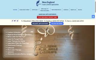 New England Foot & Ankle, P.C. website