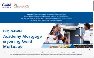 Academy Mortgage of Greenfield website