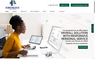 Adirondack Payroll Services website