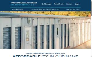 Affordable Self Storage website