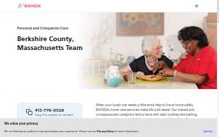 BAYADA Assistive Care - State Programs of Pittsfield website