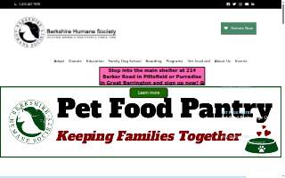 Berkshire Humane Society website