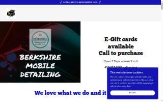 Berkshire Mobile Detailing website
