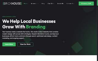 Brick House Web Design website