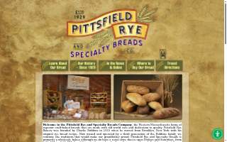 Pittsfield Rye Bakery website