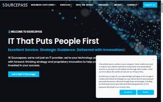 Sourcepass of Pittsfield website