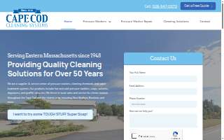 Cape Cod Cleaning Systems website