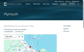 Cohen Cleary, P.C. of Plymouth website