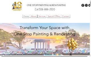 One Stop Painting & Renovating website