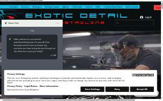Exotic Detail website