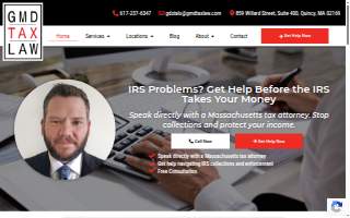 GMD Tax Law of Massachusetts website