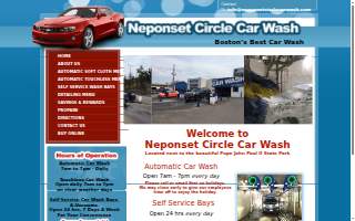 Neponset Circle Car Wash of Quincy website