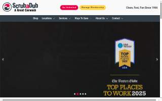 ScrubaDub Car Wash & Auto Detailing Center (Brookline) website