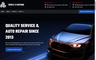 Triple 5 Motors website